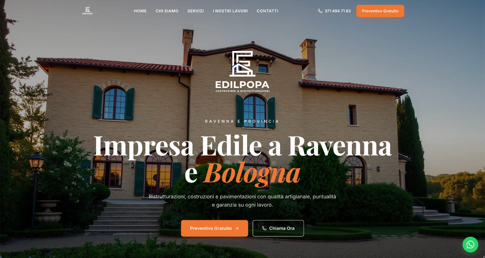 Villa ristrutturata da Edilpopa Romagna