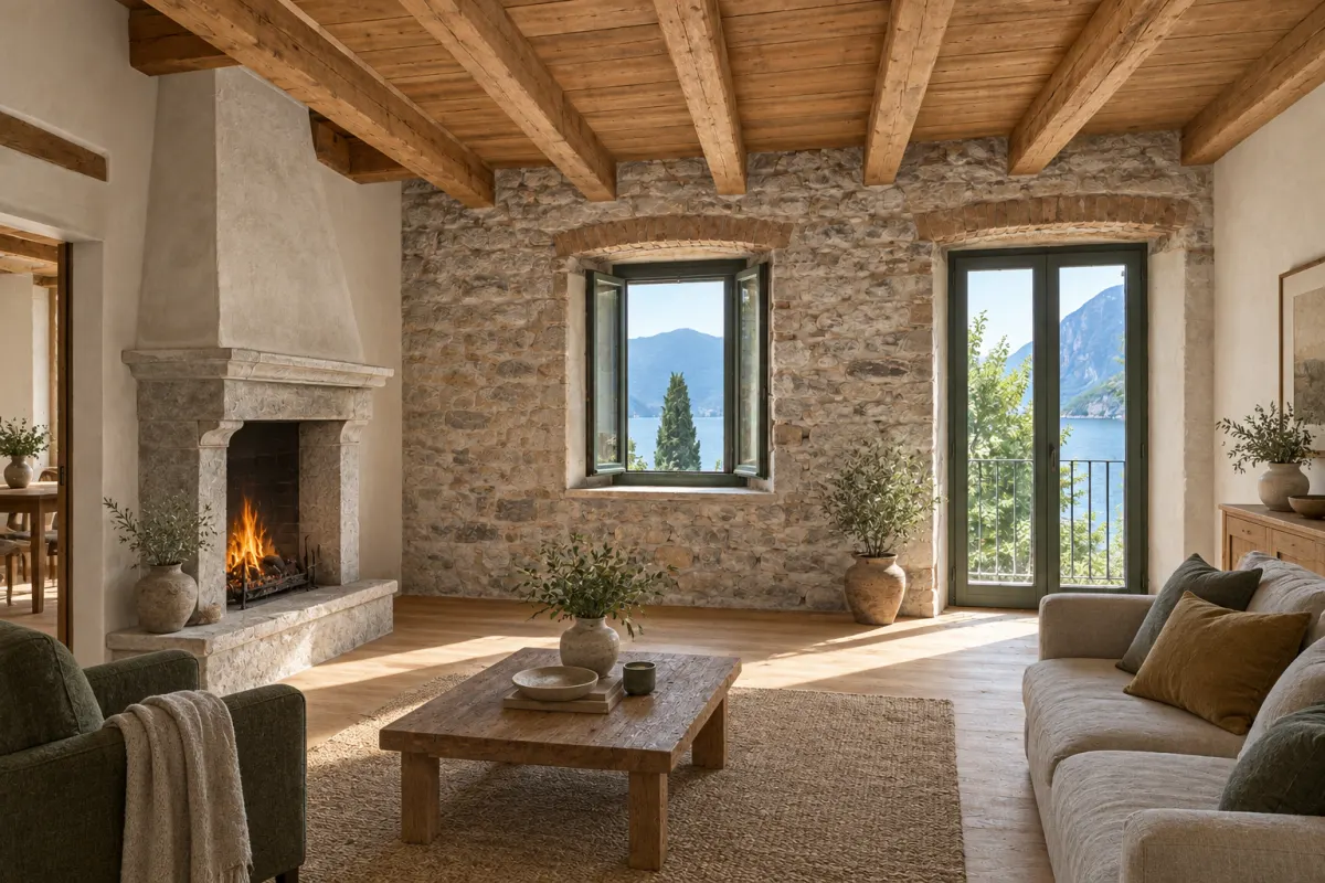 Stesso salone, dopo la ristrutturazione